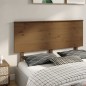 vidaXL Cabecero de cama madera maciza de pino marrón miel 154x6x82,5cm vidaXL Cabecero de cama madera maciza de pino marrón miel 154x6x82,5cm