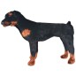 vidaXL Perro rottweiler de peluche de pie negro y marrón XXL vidaXL Perro rottweiler de peluche de pie negro y marrón XXL