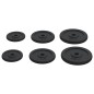vidaXL Discos de pesas de hierro fundido 6 piezas 30 kg vidaXL Discos de pesas de hierro fundido 6 piezas 30 kg