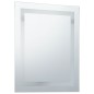 vidaXL Espejo de baño con LED y sensor táctil 50x60 cm vidaXL Espejo de baño con LED y sensor táctil 50x60 cm