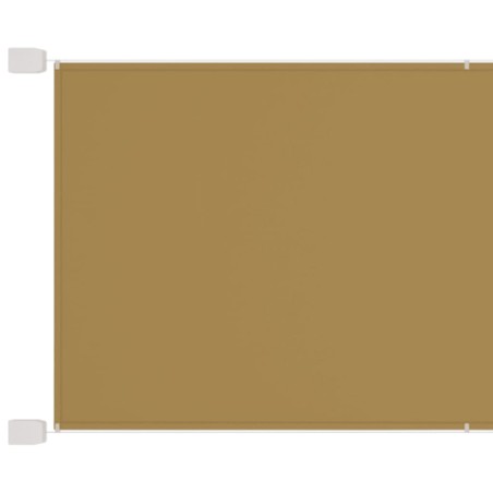 vidaXL Toldo vertical beige 100x800 cm tela oxford