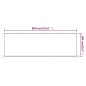 vidaXL Toldo vertical terracota tela oxford 100x800 cm vidaXL Toldo vertical terracota tela oxford 100x800 cm