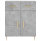 vidaXL Aparador alto madera contrachapada gris hormigón 69,5x34x180 cm vidaXL Aparador alto madera contrachapada gris hormigón 69,5x34x180 cm
