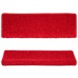 vidaXL Alfombrillas de escalera 10 unidades rojo 65x21x4 cm vidaXL Alfombrillas de escalera 10 unidades rojo 65x21x4 cm