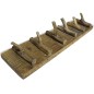 vidaXL Perchero de madera maciza reciclada 60x15 cm vidaXL Perchero de madera maciza reciclada 60x15 cm