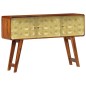 vidaXL Aparador de madera maciza de sheesham con dorados 120x30x80 cm vidaXL Aparador de madera maciza de sheesham con dorados 120x30x80 cm