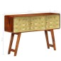 vidaXL Aparador de madera maciza de sheesham con dorados 120x30x80 cm vidaXL Aparador de madera maciza de sheesham con dorados 120x30x80 cm