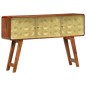 vidaXL Aparador de madera maciza de sheesham con dorados 120x30x80 cm vidaXL Aparador de madera maciza de sheesham con dorados 120x30x80 cm