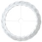vidaXL Pantalla para lámpara mimbre blanco Ø45x28 cm vidaXL Pantalla para lámpara mimbre blanco Ø45x28 cm