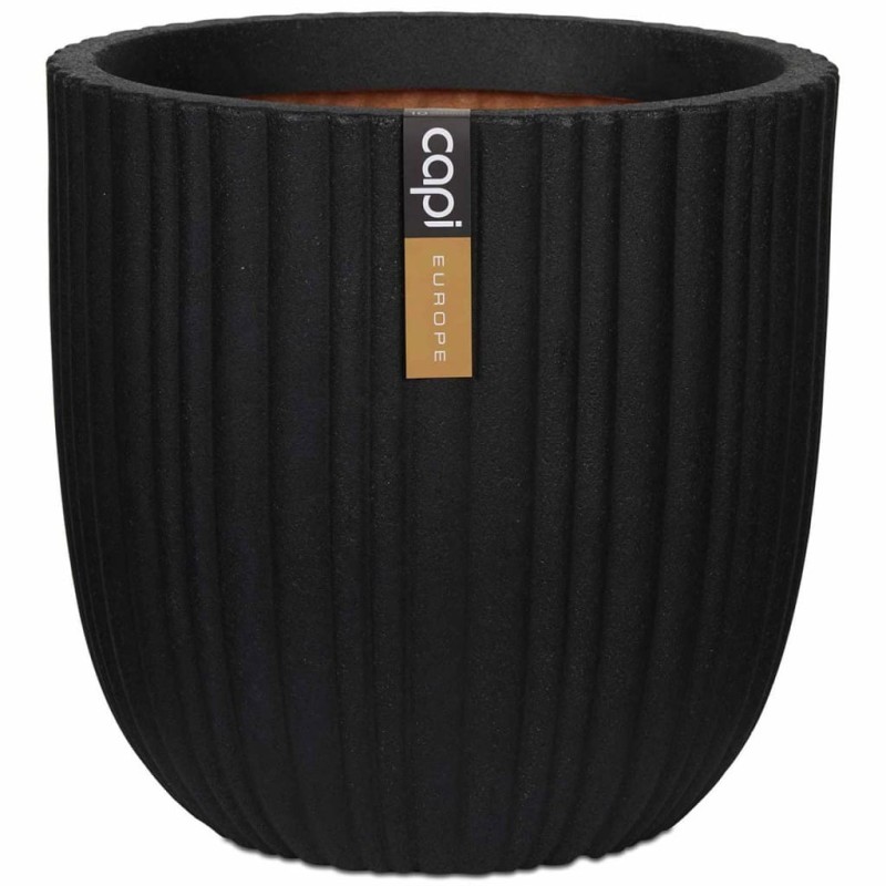 Capi Macetero Urban Tube negro 54x52 cm KBLT935 Capi Macetero Urban Tube negro 54x52 cm KBLT935