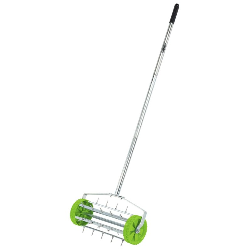 Draper Tools Aireador de césped de rodillo con pinchos verde 450 mm Draper Tools Aireador de césped de rodillo con pinchos verde 450 mm