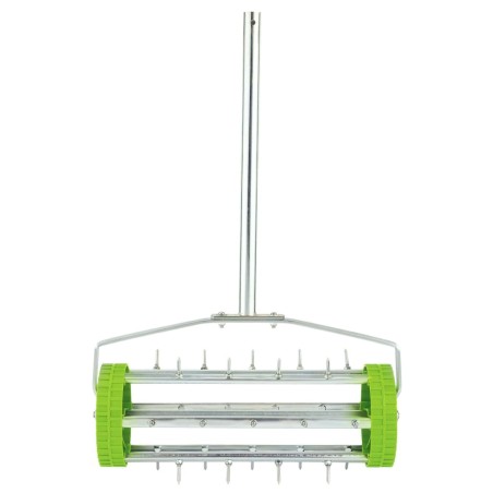 Draper Tools Aireador de césped de rodillo con pinchos verde 450 mm