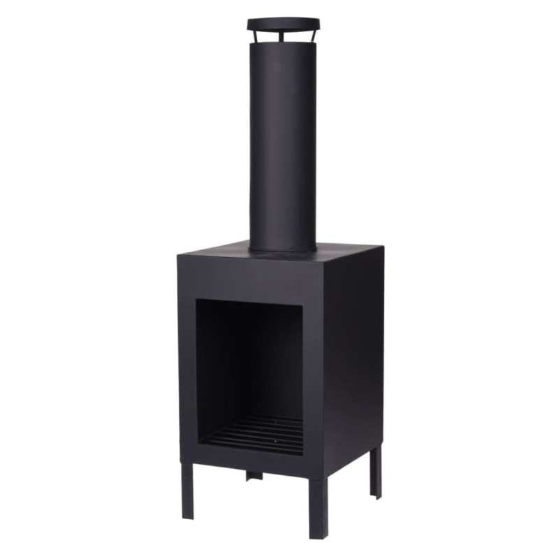 ProGarden Chimenea con tubo negro 100 cm ProGarden Chimenea con tubo negro 100 cm