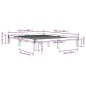 vidaXL Estructura de cama madera maciza de pino king size 150x200 cm vidaXL Estructura de cama madera maciza de pino king size 150x200 cm