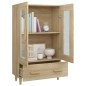 vidaXL Aparador madera contrachapada color roble Sonoma 70x31x115 cm vidaXL Aparador madera contrachapada color roble Sonoma 70x31x115 cm