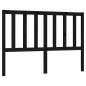 vidaXL Cabecero de cama madera maciza de pino negro 156x4x100 cm vidaXL Cabecero de cama madera maciza de pino negro 156x4x100 cm