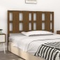 vidaXL Cabecero de cama madera maciza pino marrón miel 140,5x4x100 cm vidaXL Cabecero de cama madera maciza pino marrón miel 140,5x4x100 cm