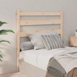vidaXL Cabecero de cama madera maciza de pino 106x4x100 cm