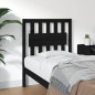 vidaXL Cabecero de cama madera maciza de pino negro 80,5x4x100 cm