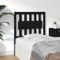 vidaXL Cabecero de cama madera maciza de pino negro 80,5x4x100 cm