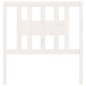vidaXL Cabecero madera maciza de pino blanco 81x4x100 cm