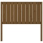 vidaXL Cabecero de cama madera maciza pino marrón miel 105,5x4x100 cm vidaXL Cabecero de cama madera maciza pino marrón miel 105,5x4x100 cm