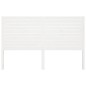 vidaXL Cabecero de cama madera maciza de pino blanco 206x4x100 cm vidaXL Cabecero de cama madera maciza de pino blanco 206x4x100 cm