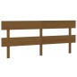 vidaXL Cabecero de cama madera maciza de pino marrón miel 184x3x81 cm vidaXL Cabecero de cama madera maciza de pino marrón miel 184x3x81 cm