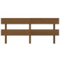 vidaXL Cabecero de cama madera maciza de pino marrón miel 184x3x81 cm vidaXL Cabecero de cama madera maciza de pino marrón miel 184x3x81 cm