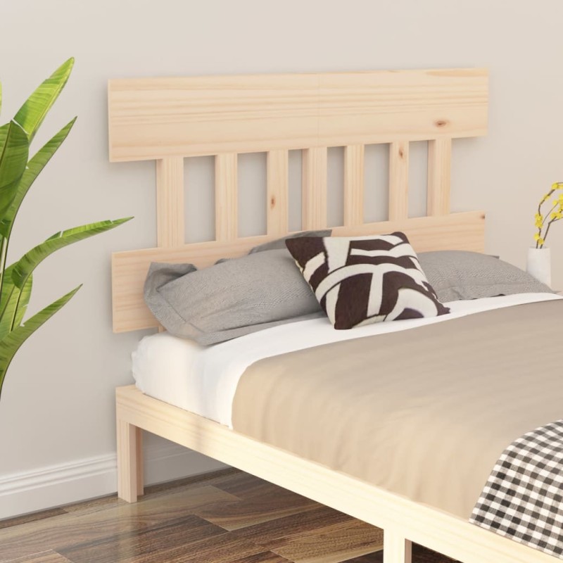 vidaXL Cabecero de cama madera maciza de pino 153,5x3x81 cm vidaXL Cabecero de cama madera maciza de pino 153,5x3x81 cm