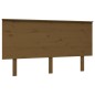 vidaXL Cabecero de cama madera de pino marrón miel 144x6x82,5 cm vidaXL Cabecero de cama madera de pino marrón miel 144x6x82,5 cm