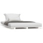 vidaXL Estructura de cama madera maciza de pino blanco 75x190 cm vidaXL Estructura de cama madera maciza de pino blanco 75x190 cm