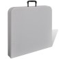 vidaXL Mesa de jardín plegable 122 cm HDPE blanco vidaXL Mesa de jardín plegable 122 cm HDPE blanco