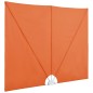 vidaXL Toldo lateral plegable terraza color terracota 400x200 cm vidaXL Toldo lateral plegable terraza color terracota 400x200 cm