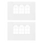 vidaXL Paredes laterales de carpa de fiesta con ventana 2uds PE blanco vidaXL Paredes laterales de carpa de fiesta con ventana 2uds PE blanco