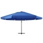 vidaXL Sombrilla de jardín con palo de aluminio azul celeste 500 cm vidaXL Sombrilla de jardín con palo de aluminio azul celeste 500 cm