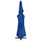 vidaXL Sombrilla de jardín con palo de aluminio azul celeste 500 cm vidaXL Sombrilla de jardín con palo de aluminio azul celeste 500 cm
