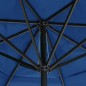 vidaXL Sombrilla de jardín con palo de aluminio azul celeste 500 cm vidaXL Sombrilla de jardín con palo de aluminio azul celeste 500 cm