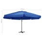 vidaXL Sombrilla de jardín con palo de aluminio azul celeste 500 cm vidaXL Sombrilla de jardín con palo de aluminio azul celeste 500 cm