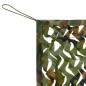 vidaXL Red de camuflaje con bolsa de almacenamiento verde 2x7 m vidaXL Red de camuflaje con bolsa de almacenamiento verde 2x7 m