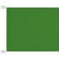 vidaXL Toldo vertical verde claro 100x800 cm tela oxford
