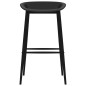 vidaXL Taburetes de cocina 2 unidades negro vidaXL Taburetes de cocina 2 unidades negro