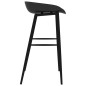 vidaXL Taburetes de cocina 2 unidades negro vidaXL Taburetes de cocina 2 unidades negro