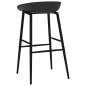 vidaXL Taburetes de cocina 2 unidades negro vidaXL Taburetes de cocina 2 unidades negro