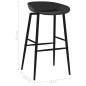 vidaXL Taburetes de cocina 2 unidades negro vidaXL Taburetes de cocina 2 unidades negro