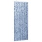 vidaXL Cortina mosquitera chenilla azul blanco y plateado 90x220 cm vidaXL Cortina mosquitera chenilla azul blanco y plateado 90x220 cm