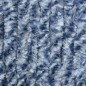 vidaXL Cortina mosquitera chenilla azul blanco y plateado 90x220 cm vidaXL Cortina mosquitera chenilla azul blanco y plateado 90x220 cm