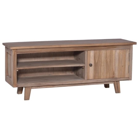 vidaXL Mueble para TV madera maciza de teca 100x30x40 cm