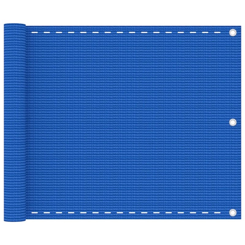 vidaXL Toldo para balcón HDPE azul 75x300 cm vidaXL Toldo para balcón HDPE azul 75x300 cm