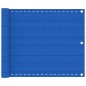 vidaXL Toldo para balcón HDPE azul 75x300 cm vidaXL Toldo para balcón HDPE azul 75x300 cm